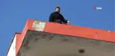 İntihar Girişiminde Bulunan Şahıstan İzleyenlere Tepki: 