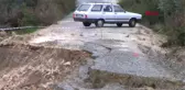 Mersin'de Aşırı Yağış Yol Çökertti