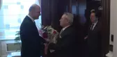 Bakan Soylu, Türk İdareciler Derneği Genel Başkanı Bedük'ü Kabul Etti