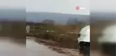 İzmir'de Sel...sağanak Yağış Sonrası Oluşan Sel Nedeniyle Tire-Belevi Karayolu Ulaşıma Kapandı