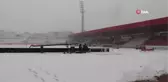 Galatasaray-Boluspor Maçının Stadı Karla Kaplandı