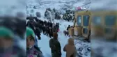 Çığ Altında Kalan Bir Kişiyi Arama Çalışmaları Sürüyor