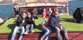Antalya Demre'de Yat Turuna Çıkan Turistler Denize Girdi