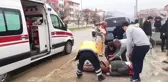 Otomobil Evin Bahçesine Düştü: 2 Yaralı