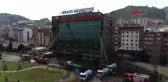 Trabzon Avrasya Üniversitesi'nde Yangının İzleri Silinmeye Çalışılıyor