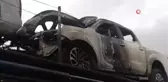 Erzincan'da Araç Yüklü Tır'da Yangın Çıktı