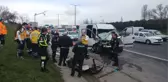 TEM'de Trafiği Kilitleyen Kaza: 1 Ölü, 2 Yaralı