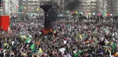 Diyarbakır'da Nevruz Ateşi Yakıldı