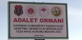 Karaman'da Adalet Ormanı Oluşturuluyor
