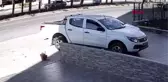 Kahramanmaraş Yaşlı Kadına Yaya Geçidinde Otomobil Çarpma Anı Kamerada