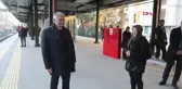 Binali - Semiha Yıldırım Çifti Gebze-Halkalı Treninde