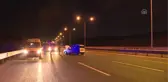 Bariyerlere Çarpan Otomobil Takla Attı
