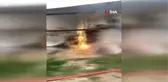 Samanlıkta Başlayıp Eve Sıçrayan Yangın Korkuttu