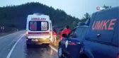 Kayan Araca Çarpmamak İçin Menfeze Uçtular : 1'i Ağır 5 Yaralı