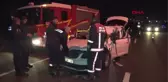 Otomobil Kamyona Arkadan Çarptı 1'i Ağır 3 Yaralı