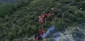 Mağaradaki Kurtarma Anları Havadan Görüntülendi