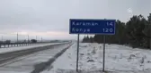 Karaman'da Kar Yağışı Etkili Oldu