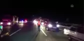 Otoyolda Tanker ile Tır Çarpıştı: 1 Yaralı