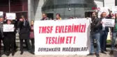 İstanbul-Dumankaya İnşaat Mağdurları TMSF Önünde Eylem Yaptı