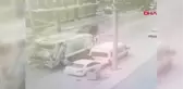İzmir - Temizlik Görevlisinin Ölümden Döndüğü Kaza Güvenlik Kamerasında