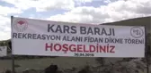 Kars Barajı Çevresinde 2100 Fidan Toprakla Buluştu