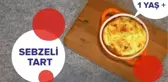 Sebzeli Tart - Fırında Kabaklı & Havuçlu Tart (1 Yaş+) | İki Anne Bir Mutfak