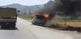Minibüs Alev Alev Yandı
