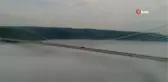Sis İçinde Kalan Yavuz Sultan Selim Köprüsü Havadan Görüntülendi