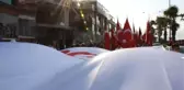 Samsun'da 1919 Metrelik Türk Bayrağı Açıldı