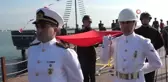 Atatürk'ü Temsil Eden Bayrak Karaya Çıkartıldı