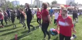 İzmir 19 Mayıs Gençlik ve Spor Bayramı'nı Spor Yaparak Kutladılar