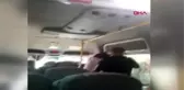 Mersin Minibüs İçinde Yanındaki Kadını Yumrukladı, O Anlar Kamerada