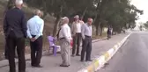Pamukkale yolunu trafiğe kapattılar