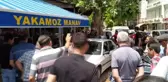 Çocuğun kontağını çevirdiği otomobil tezgahlara çarptı