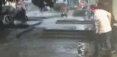 Kırıkkale'de yağmur caddeleri suyla doldurdu