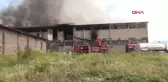 UŞAK Kilim ve battaniye fabrikasında yangın 2 itfaiye eri yaralandı-AKTUEL