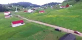 Mor Yayla bu sefer sarıya büründü...Manzara havadan görüntülendi