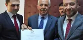 Keskin Belediye Başkanı AK Partili Dede Yıldırım, mazbatasını aldı