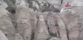 Nevşehir - Kapadokya'da kayalıklarda mahsur kalan Fransız turist kurtarıldı