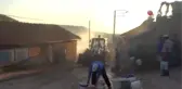 Domaniç'te korkutan samanlık yangını