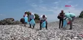 RİZE TULUM EŞLİĞİNDE SAHİLDE ÇÖP TOPLADILAR