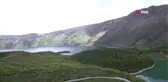 Muhteşem güzelliğiyle kendine hayran bırakan Nemrut Krater Gölü havadan görüntülendi