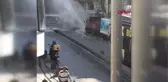 İSTANBUL- GÜMÜŞSUYU'NDA SUBORUSU PATLADI CADDE GÖLE DÖNDÜ