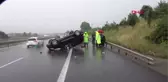 DÜZCE Otomobil takla attı: 4 yaralı