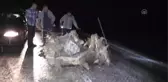 Dolu ve sel, ekili alanlara zarar verdi