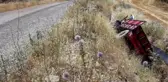 Traktör devrildi: 2 yaralı