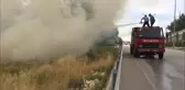 Alevler evlere sıçramadan söndürüldü