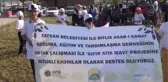 BİTLİS Bitlisli kadınlar, Van Gölü sahilinde çöp topladı