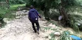 Karaman'da yaşanan sel anı cep telefonuna yansıdı