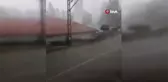 Sivas'ta sağanak yağmur dereleri taşırdı